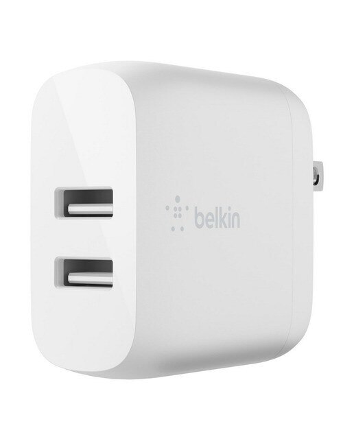 Carregador de Parede Dual USB-A 12W X2 - Branco 1