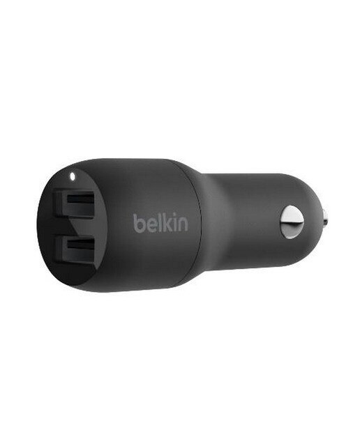 Imagem 0 de Carregador de Isqueiro Dual USB-A 12W X2 - Preto