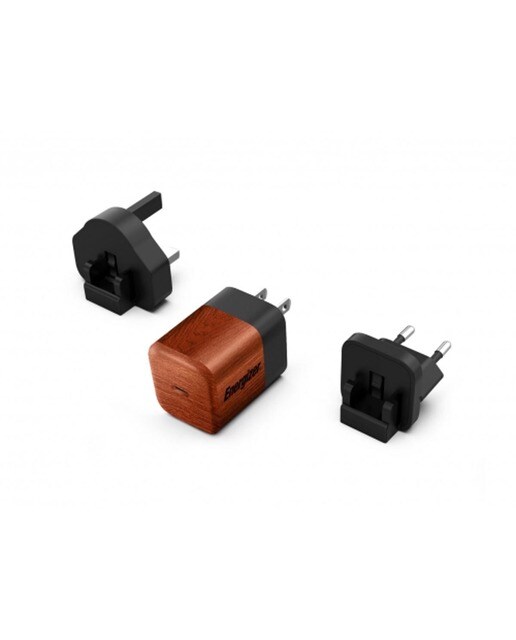 Imagem 0 de Carregador Energizer de 20W Multi plug - Walnut burl