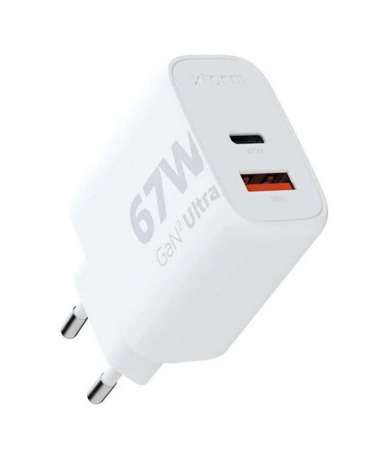 Imagem 0 de Carregador de Parede Xtorm XEC067 , 1xUSB Type-C , 1xUSB , 67W