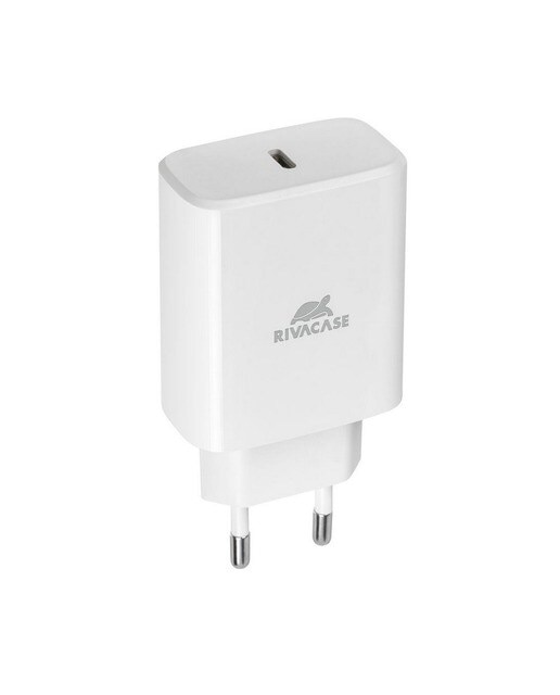 Carregador Rivacase 30W PD 3.0/ 1 USB-C - Branco 1