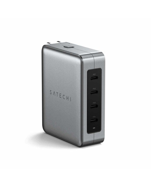 Carregador de Dispositivos Móveis Satechi 145W 4-Port- Prateado 1