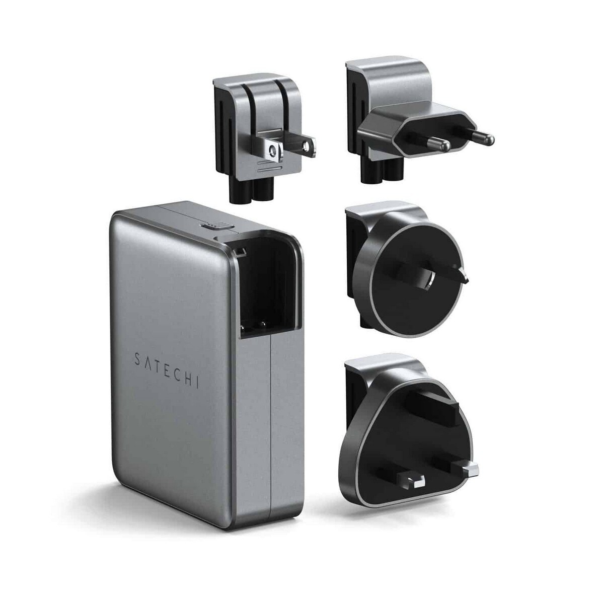Carregador de Dispositivos Móveis Satechi 145W 4-Port- Prateado 4