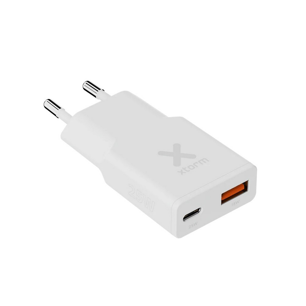 Imagem 0 de Carregador Xtorm Go2 SlimLine 1x USB-C 25W + 1x USB-A 18W - Branco
