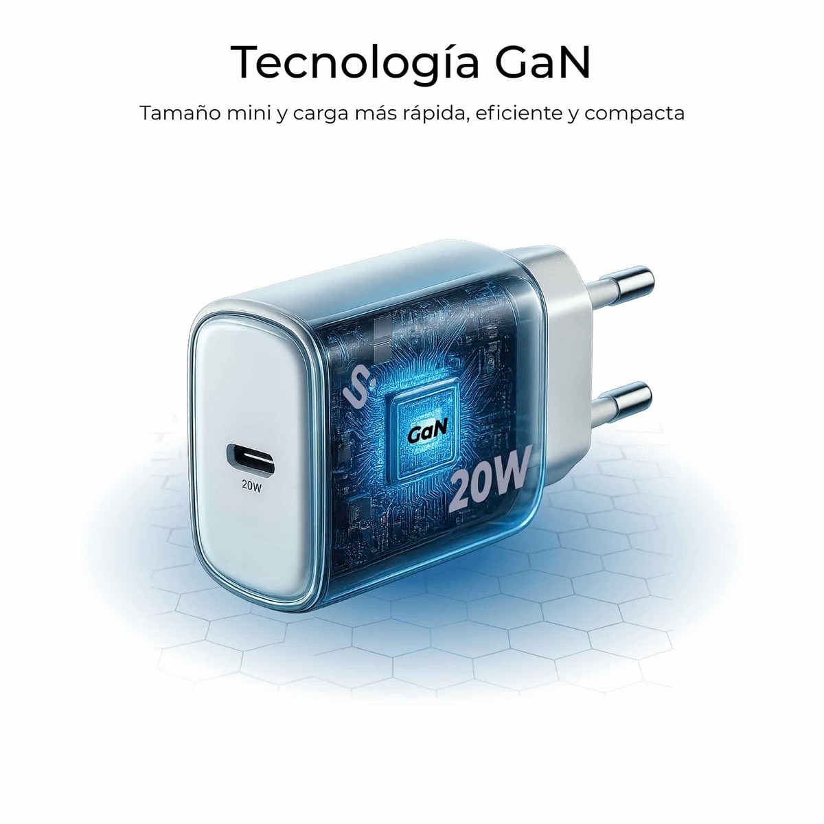 Carregador Subblim GaN 20W USB-C Branco-2