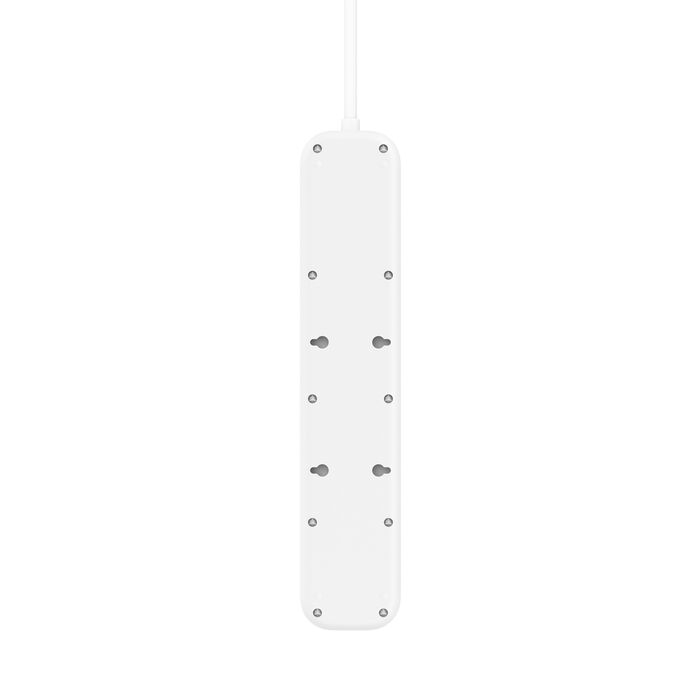 Extensão Belkin Proteção contra Sobretensão com 2 Portas USB - 4 Tomadas - 2M Branco-5