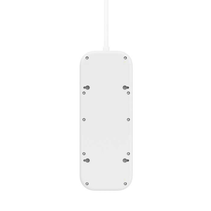 Extensão Belkin Proteção contra Sobretensão com 2 Portas USB - 6 Tomadas - 2M Branco-5