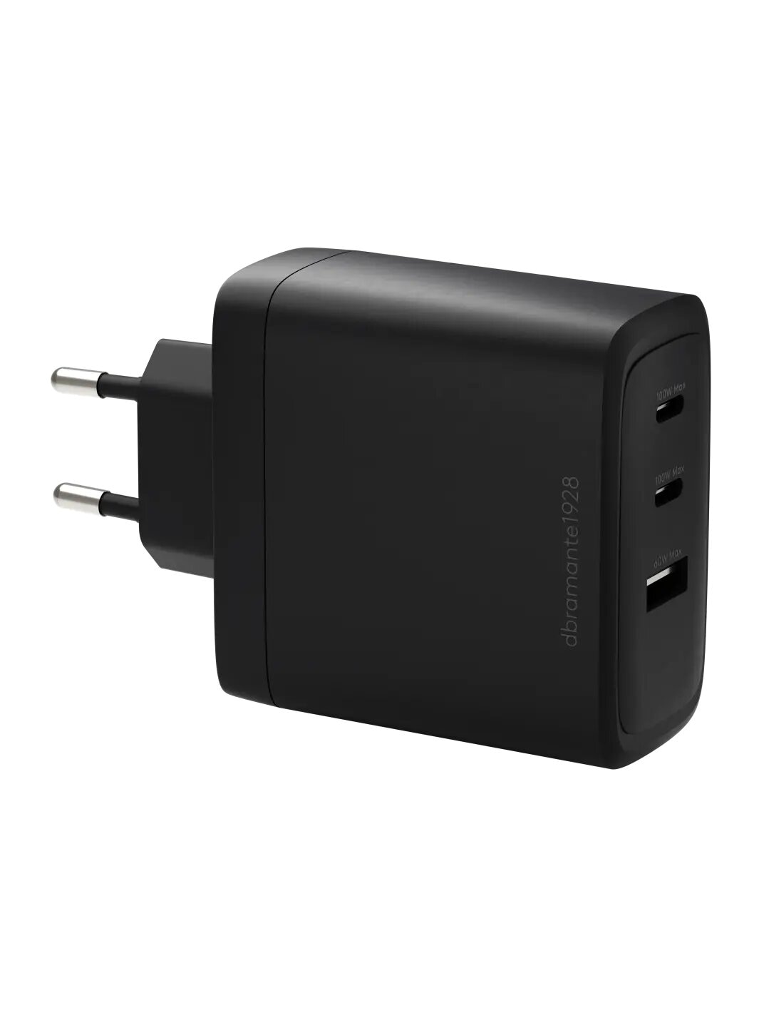 Imagem 0 de Carregador Dbramante Re-charge IT - UE Wall Charger - 2xUSB-C 100W e 1xUSB-A - Preto