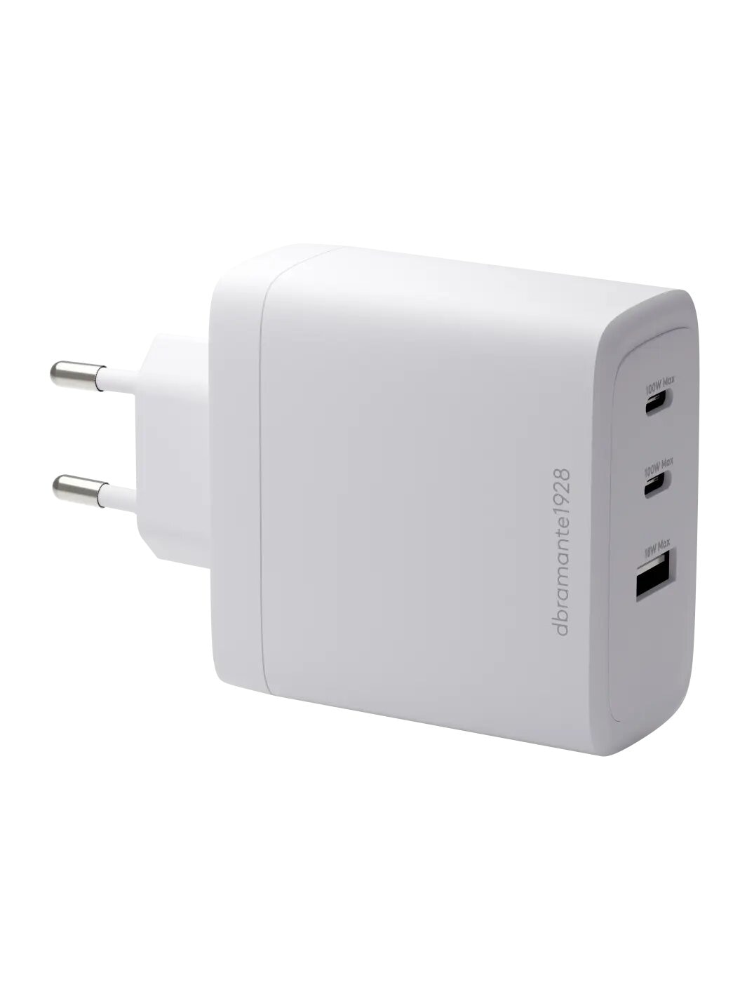 Imagem 0 de Carregador Dbramante Re-charge IT - UE Wall Charger - 2xUSB-C 100W e 1xUSB-A - Branco