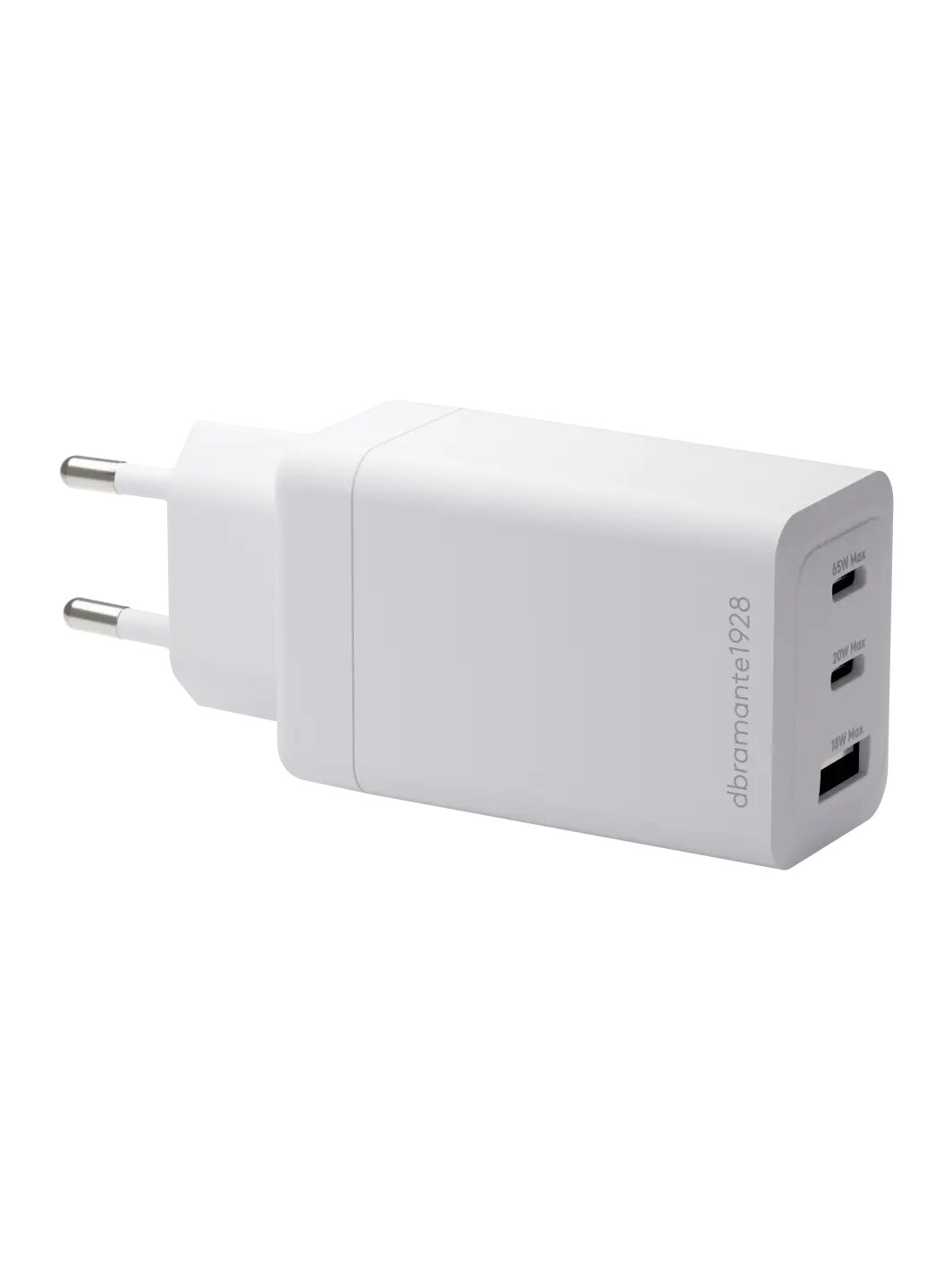 Imagem 0 de Carregador Dbramante Re-charge IT - UE Wall Charger - 2xUSB-C 65W e 1xUSB-A - Branco