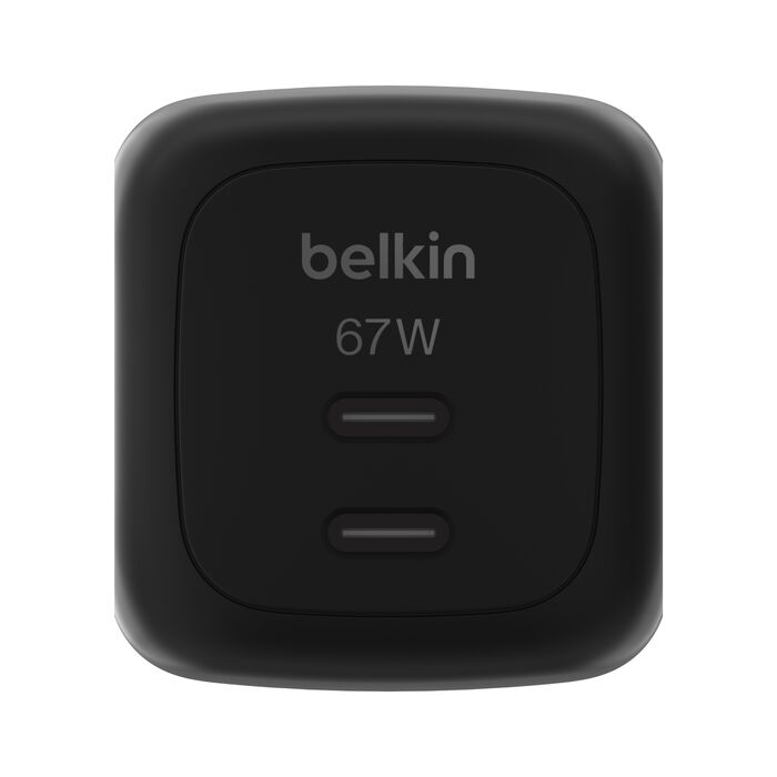 Imagem 0 de Carregador Dual Belkin 67W Dual USB-C PD - Preto