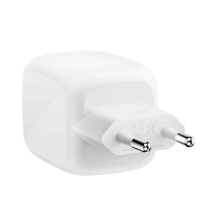 Carregador Dual Belkin 67W Dual USB-C PD - Branco Branco-2