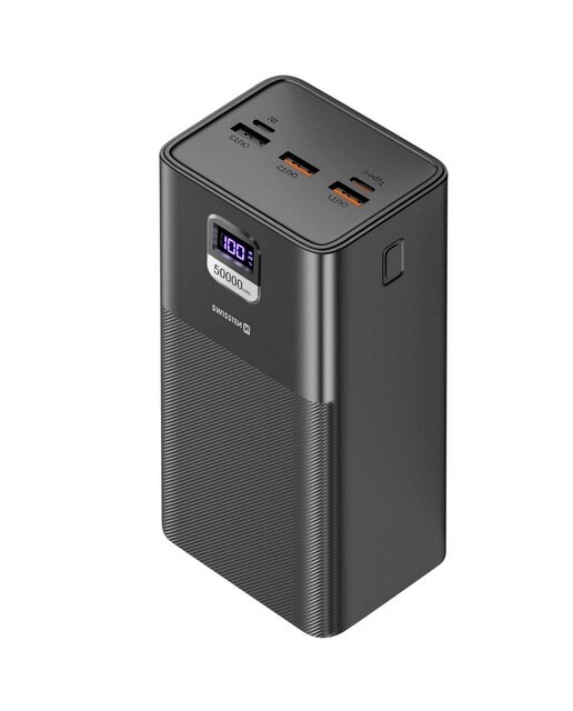 Powerbank Swissten, 50000 mAh - Preto 1