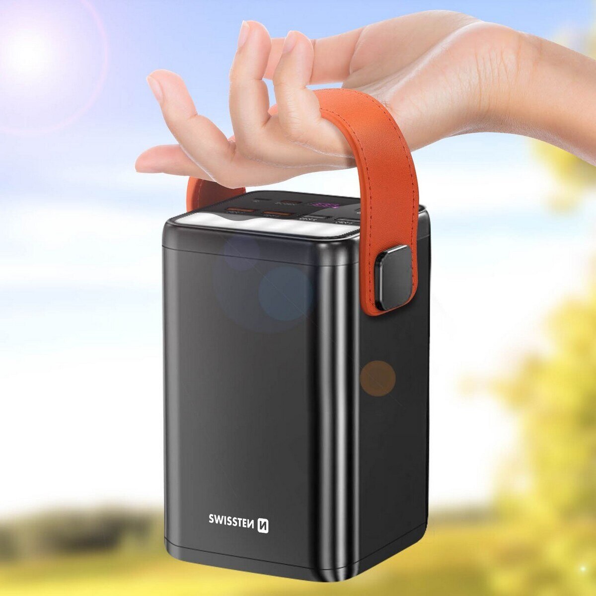 Powerbank Swissten, 60000 mAh - Preto 5