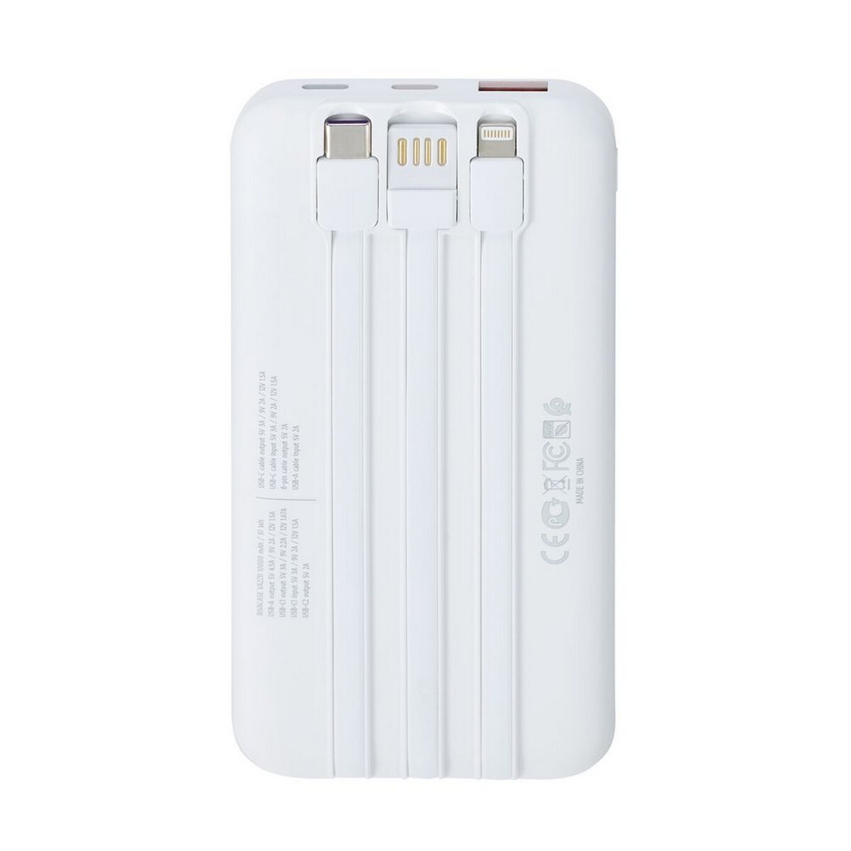 Powerbank Rivacase 10.000mAh - 22.5W USB-C - Branco 4