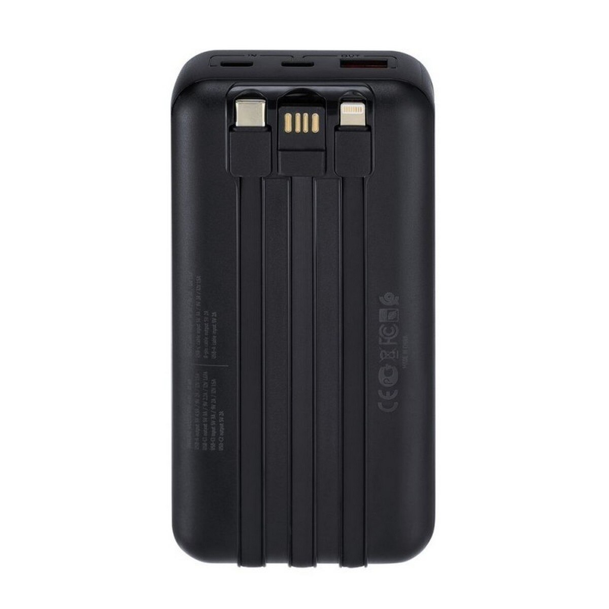 Powerbank Rivacase 20.000mAh - 22.5W C - Preto 5
