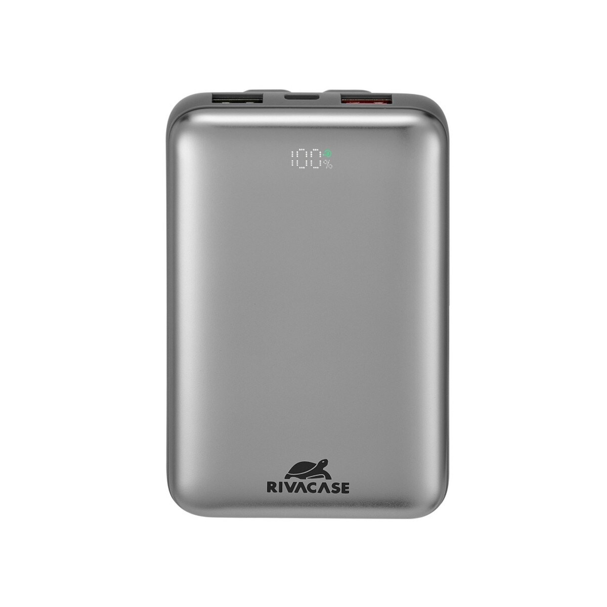 Powerbank Rivacase 10.000mAh com 2 Cabos embutidos LCD 30W 2