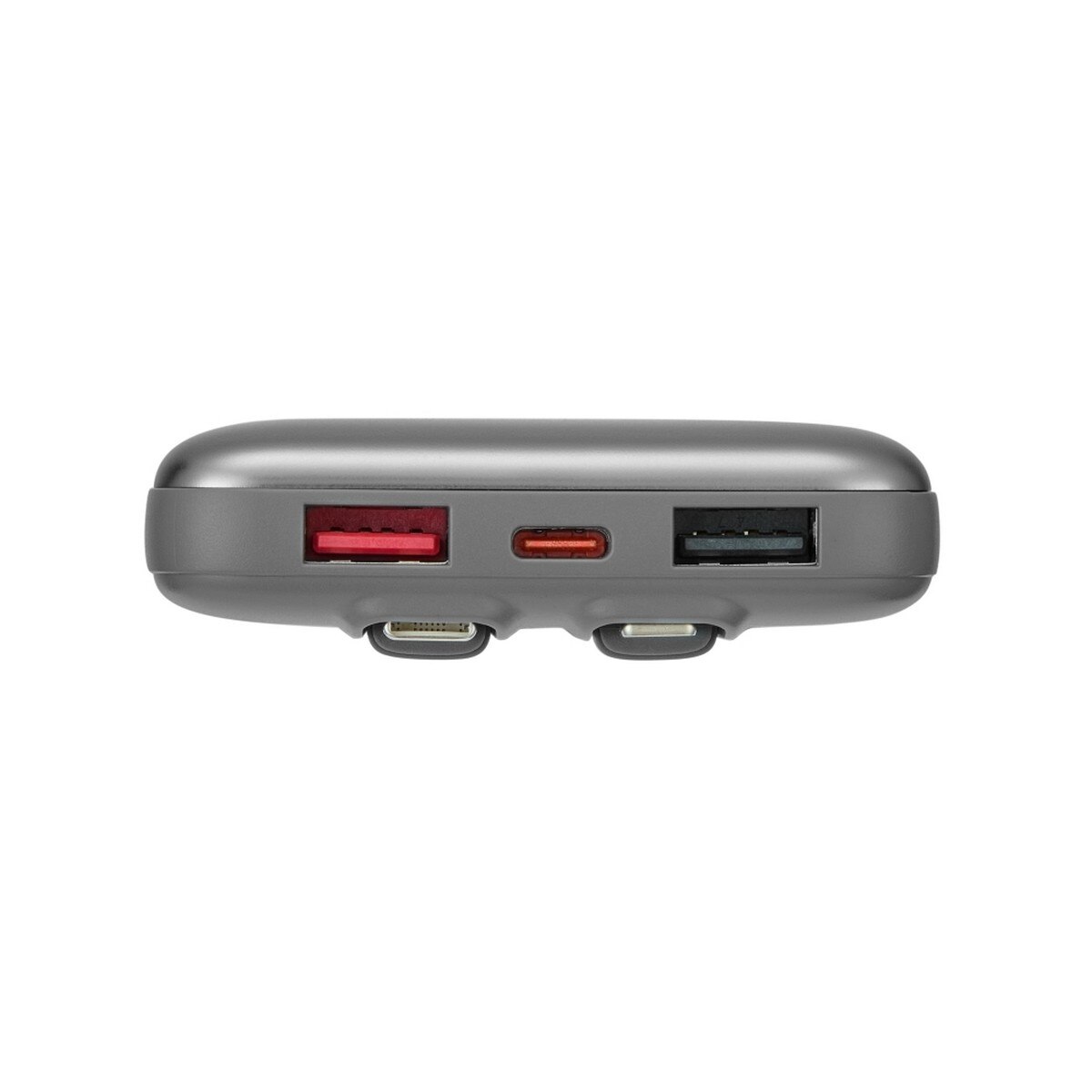 Powerbank Rivacase 10.000mAh com 2 Cabos embutidos LCD 30W 6