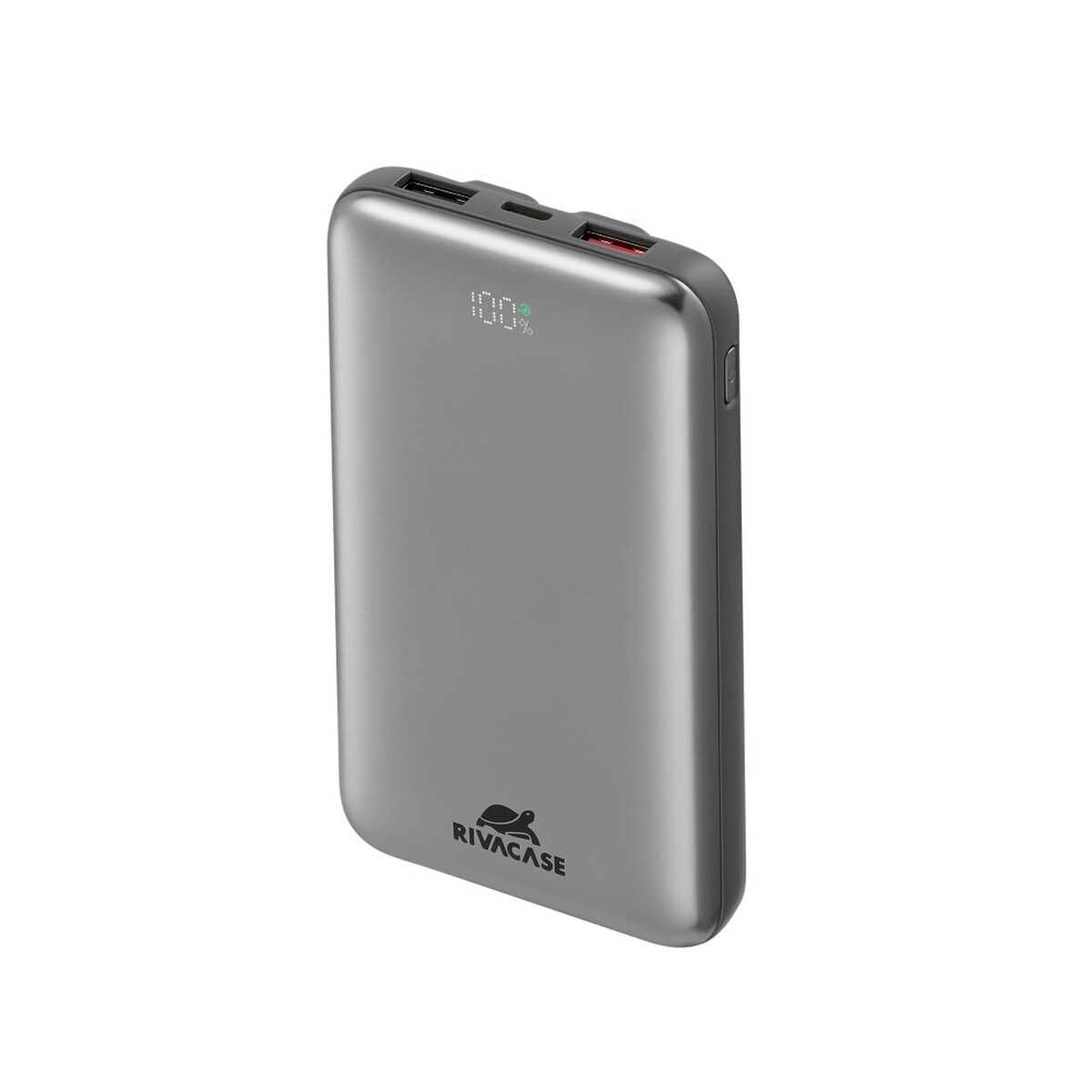 Powerbank Rivacase 10.000mAh com 2 Cabos embutidos LCD 30W 7