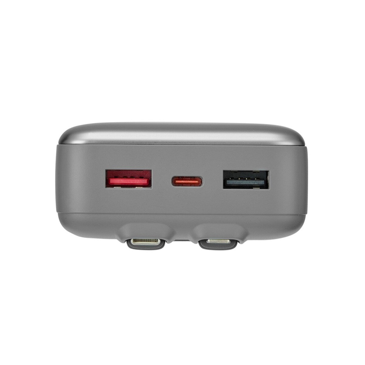 Powerbank Rivacase 20.000mAh com 2 Cabos Embutidos LCD 30W 6