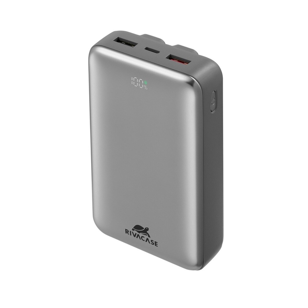 Powerbank Rivacase 20.000mAh com 2 Cabos Embutidos LCD 30W 7