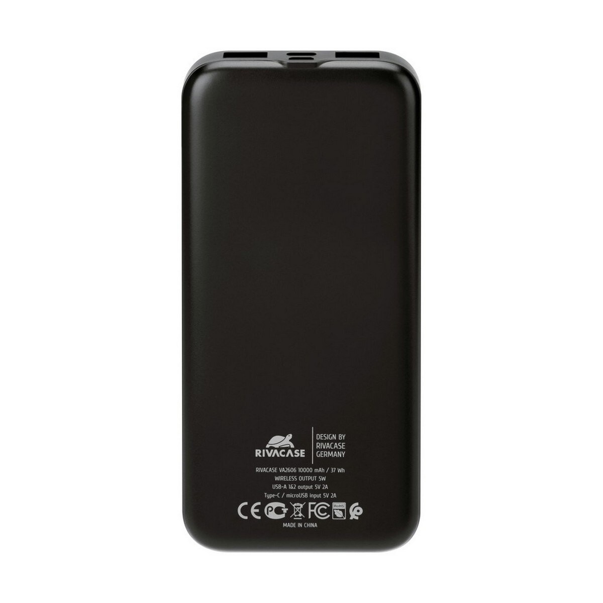 Powerbank Rivacase 10.000mAh Wireless 5W - Preto 3