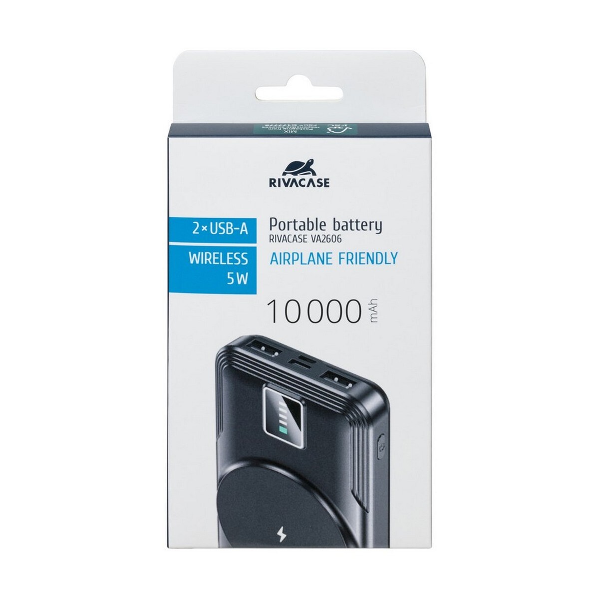 Powerbank Rivacase 10.000mAh Wireless 5W - Preto 15