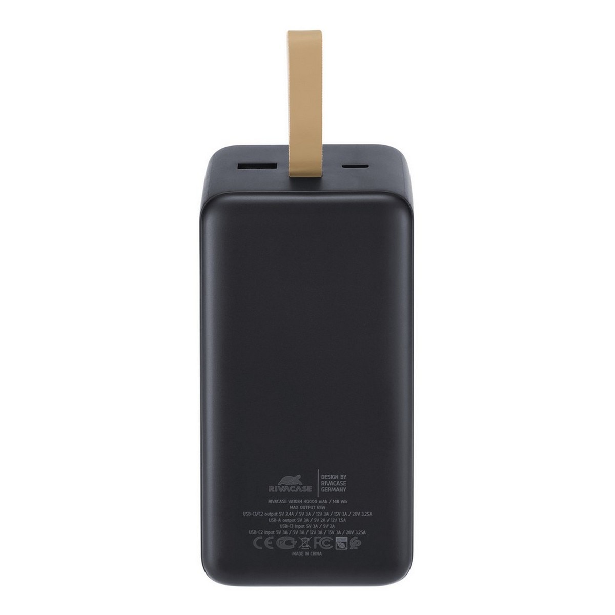 Powerbank Rivacase 40.000mAh - 65W Laptop Charger - Preto 17