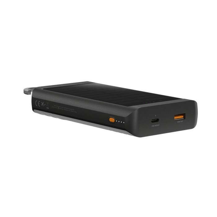 Powerbank Xtorm 15W Go2 10000 mAh Solar e Corrente - Preto Carvão Black-3