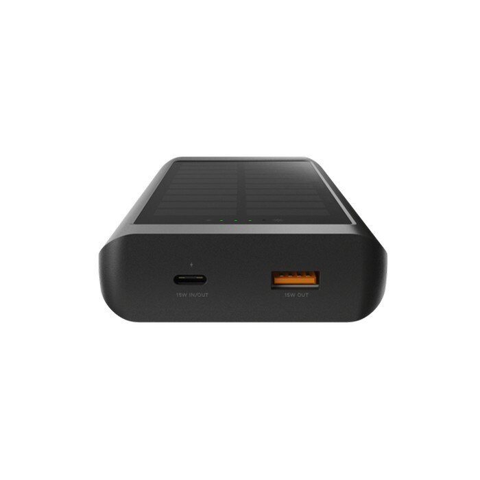 Powerbank Xtorm 15W Go2 10000 mAh Solar e Corrente - Preto Carvão Black-5
