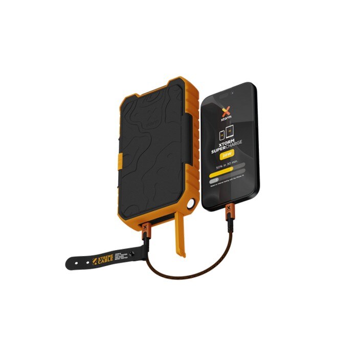 Powerbank Xtorm Rugged 10000 mAh 20W Solar - Preto e Laranja Preto / Laranja-6