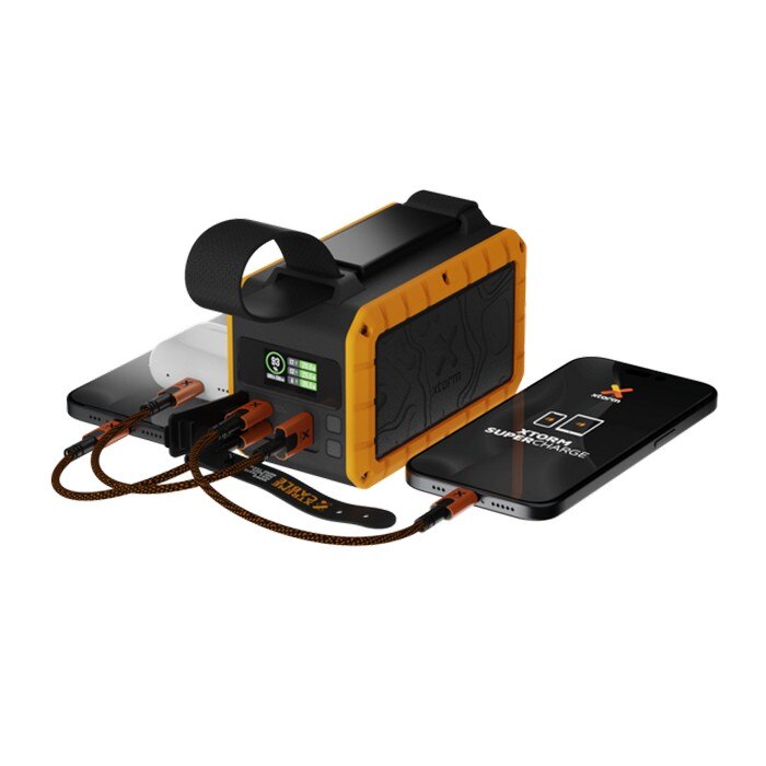 Powerbank Xtorm Rugged Flashlight XR204, 100W, 40.000mAh - Preto e Laranja Preto / Laranja-4