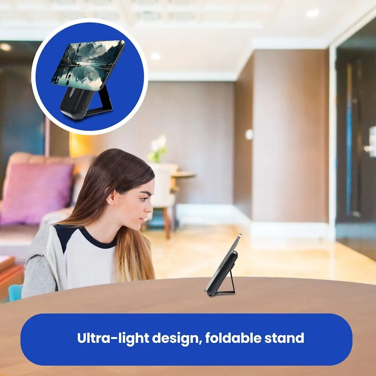 Powerbank Ewent EW1162 Wireless Magsafe 10000mAh 22,5W - Preto Preto-3