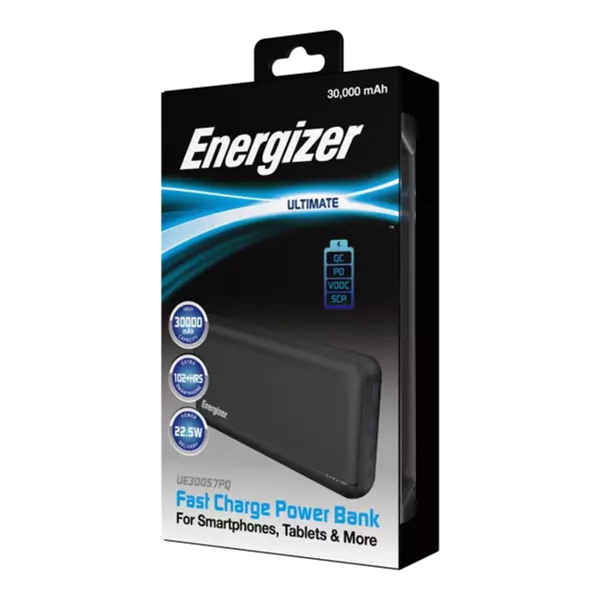 Power Bank Energizer UE30057PQ BK 30.000 mAh 2