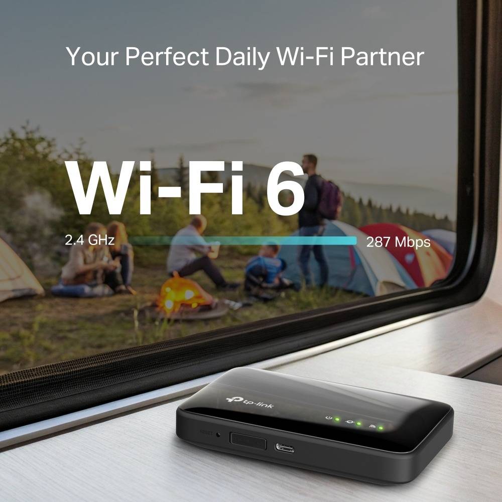 Hotspot Móvel TP-Link M7005 AX287 Dual-Band WiFi 6 4G LTE Preto-7