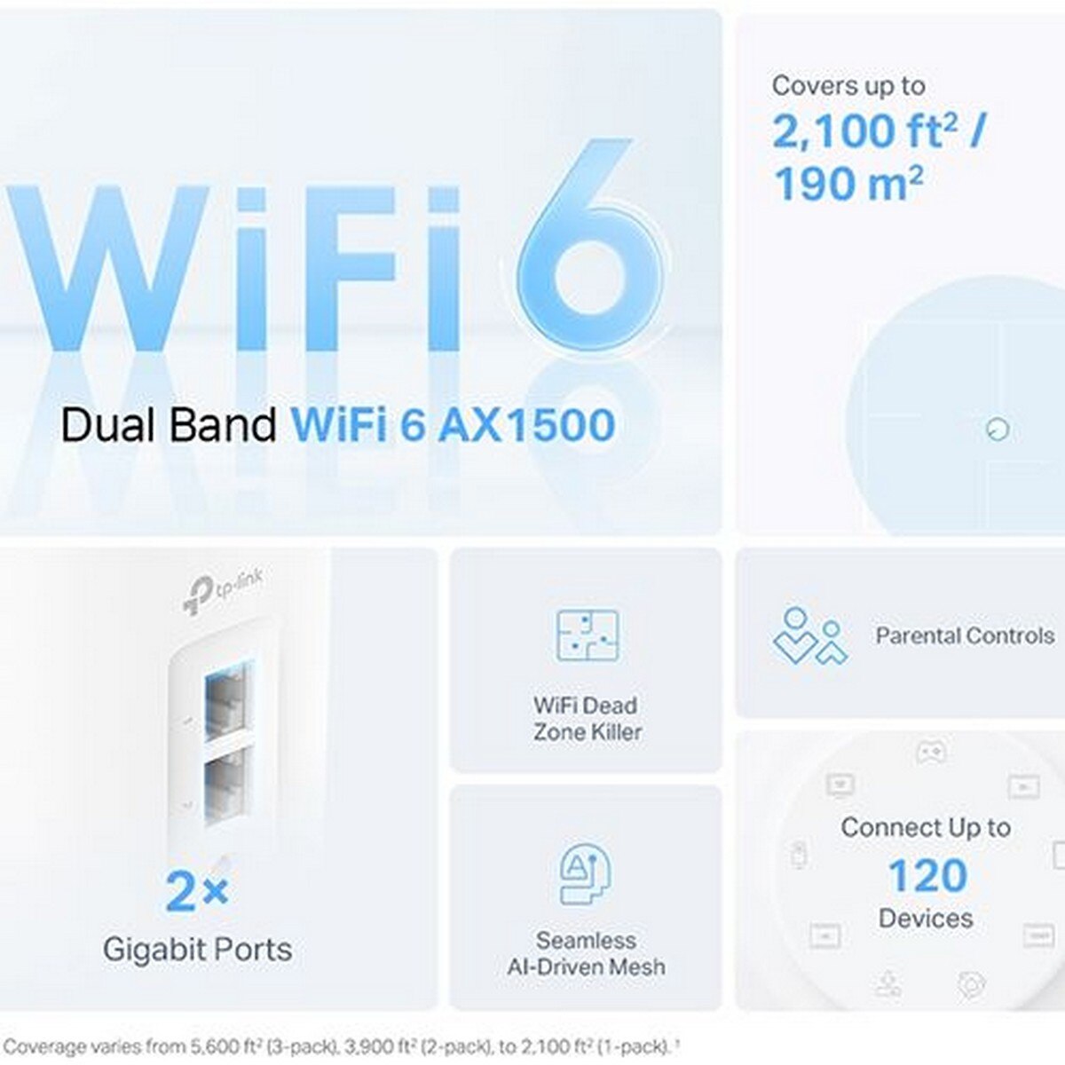 Sistema Mesh TP-Link Deco X10 AX1500 Wi-Fi 6 Dual-Band - 2 Unidades Branco-2