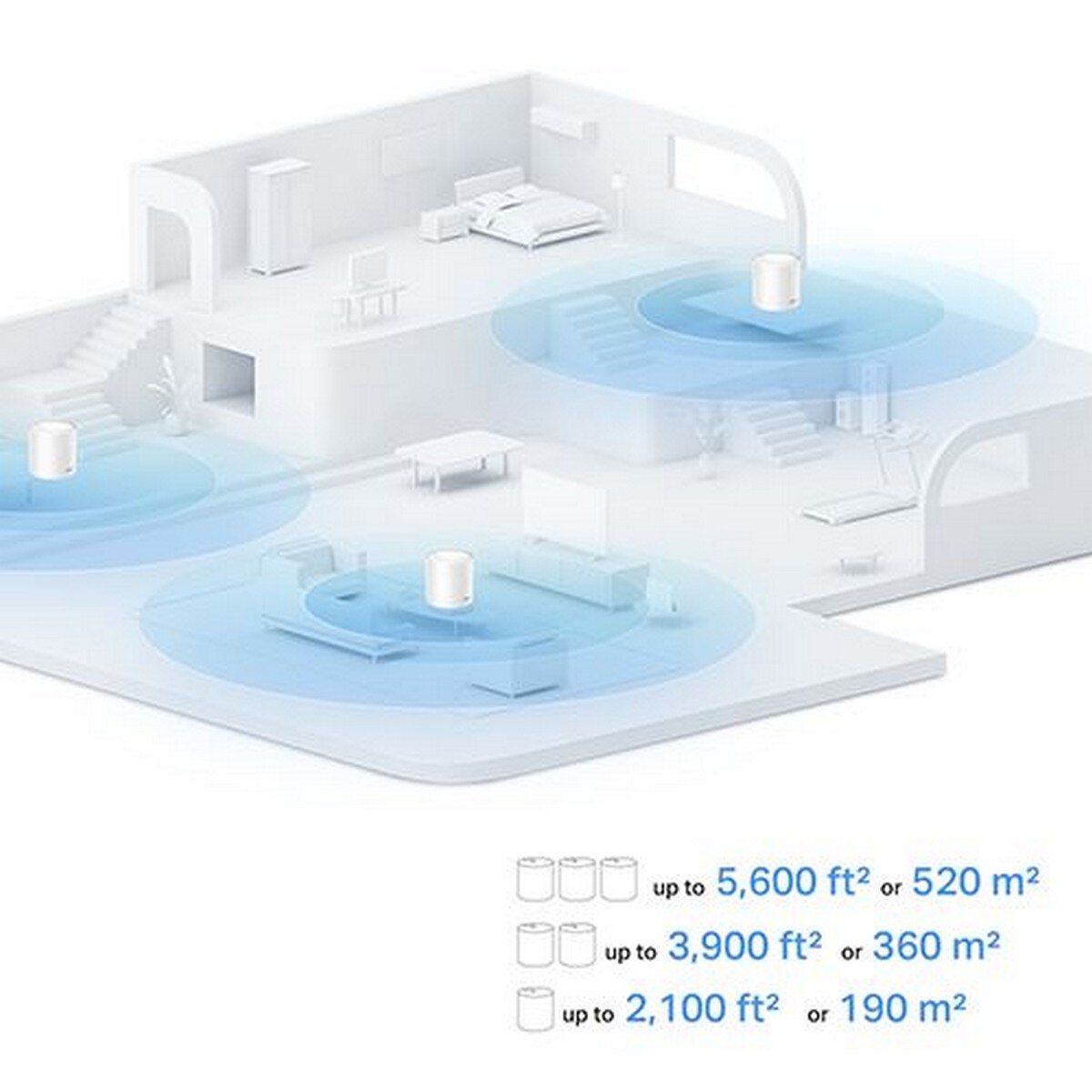 Sistema Mesh TP-Link Deco X10 AX1500 Wi-Fi 6 Dual-Band - 2 Unidades Branco-4