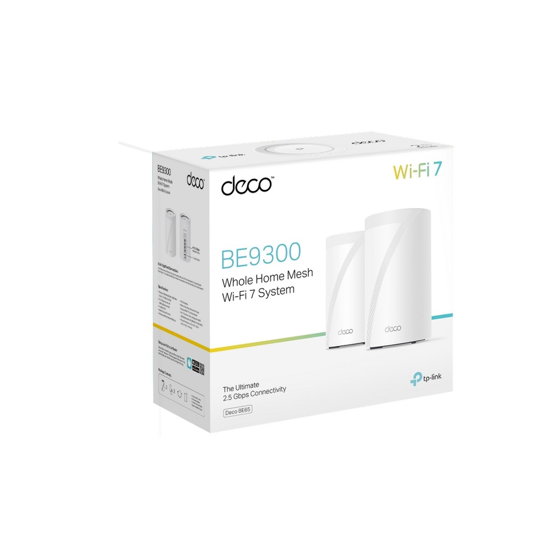 Sistema Rede Mesh Doméstica TP-Link Wi-Fi 7 BE9300 Deco BE65 Pack de 2 Branco-3