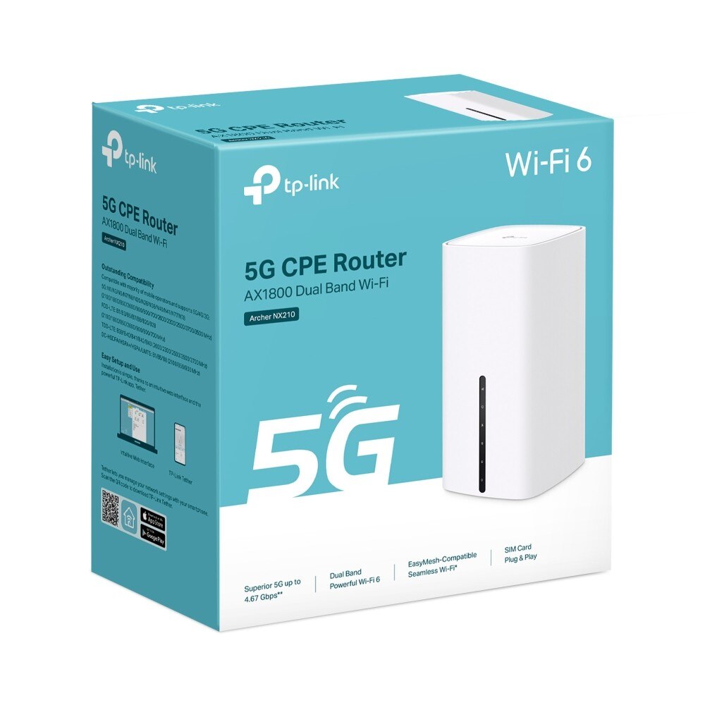 Router Gigabit TP-LINK 5G AX1800 Wireless Dual-Band 8