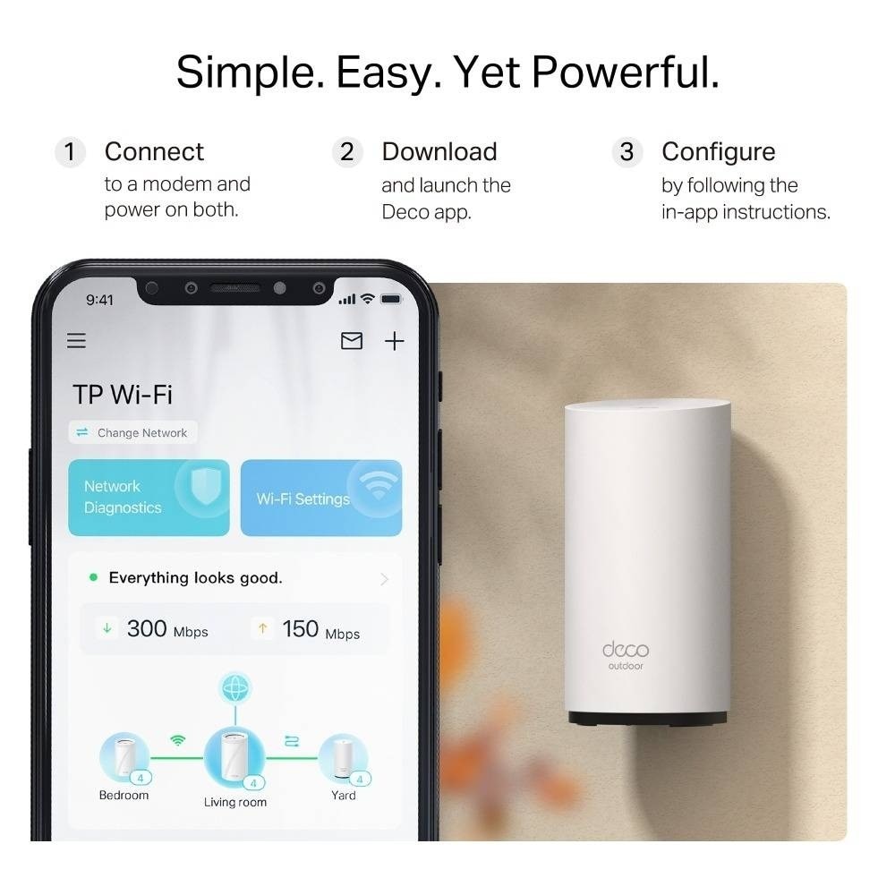 Sistema Mesh TP-Link Deco BE25-Outdoor BE5000 Dual-Band WiFi 7 2.5GbE - Pack-1 6