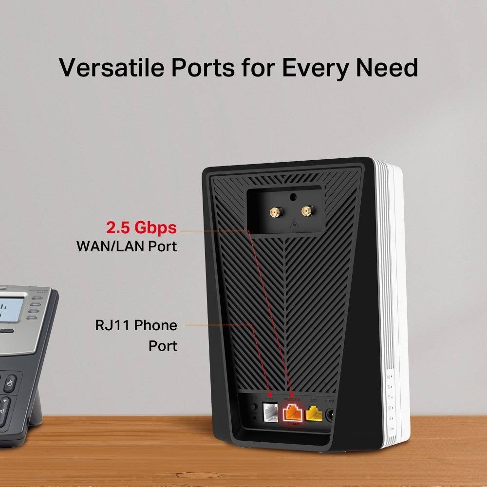 Router Mercusys MB520-5G AX3000 Dual-Band WiFi 6 5G 2.5GbE Mesh 8