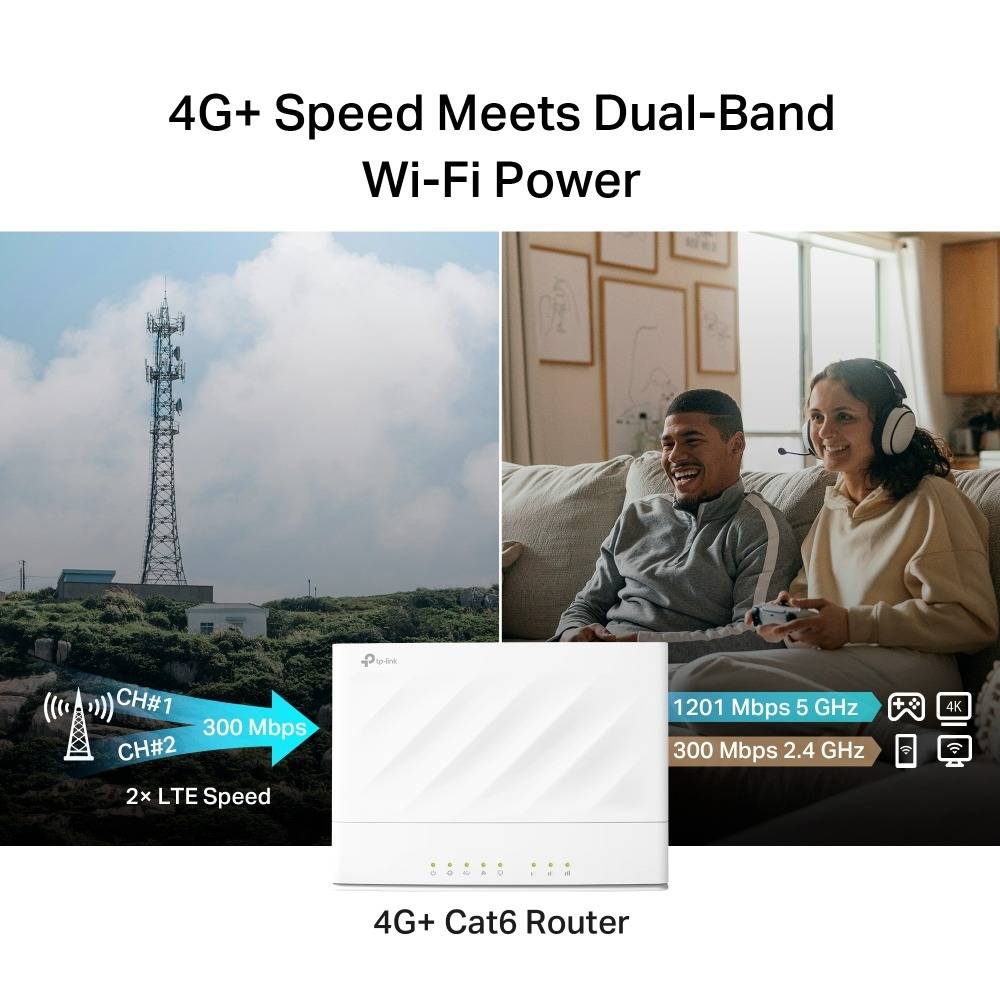 Router TP-Link Archer MX700 AX1500 Dual-Band WiFi 6 4G+ Cat6 Gigabit Branco-6