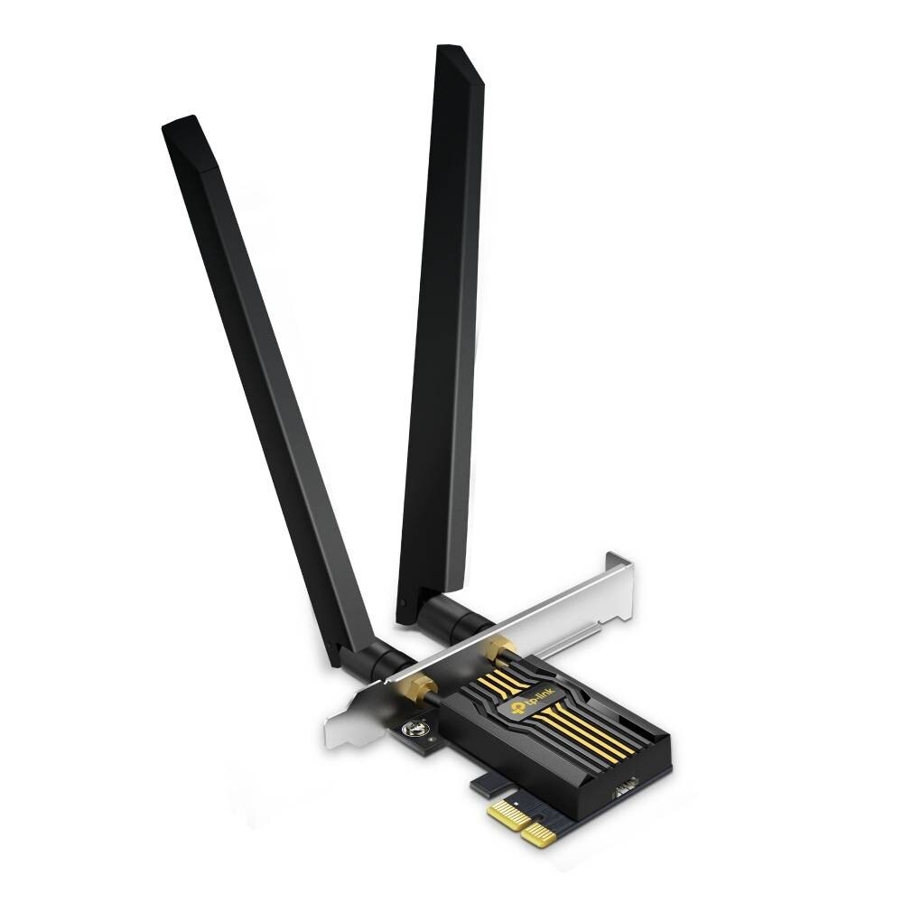 Placa de Rede PCI-Express TP-Link Archer TBE400E Tri-Band Wi-Fi 7 BE6500 + Bluetooth 5.4 2