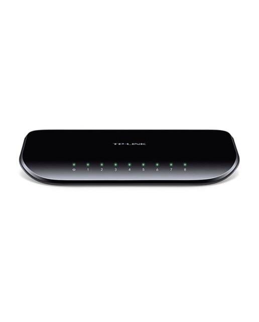 Imagem 0 de Switch de Rede TP-Link TL-SG1008D 8 Portas Gigabit - Preto