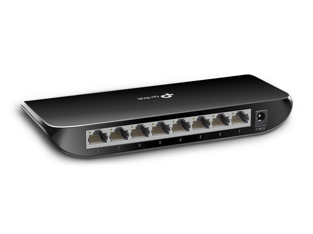 Switch de Rede TP-Link TL-SG1008D 8 Portas Gigabit - Preto Preto-4