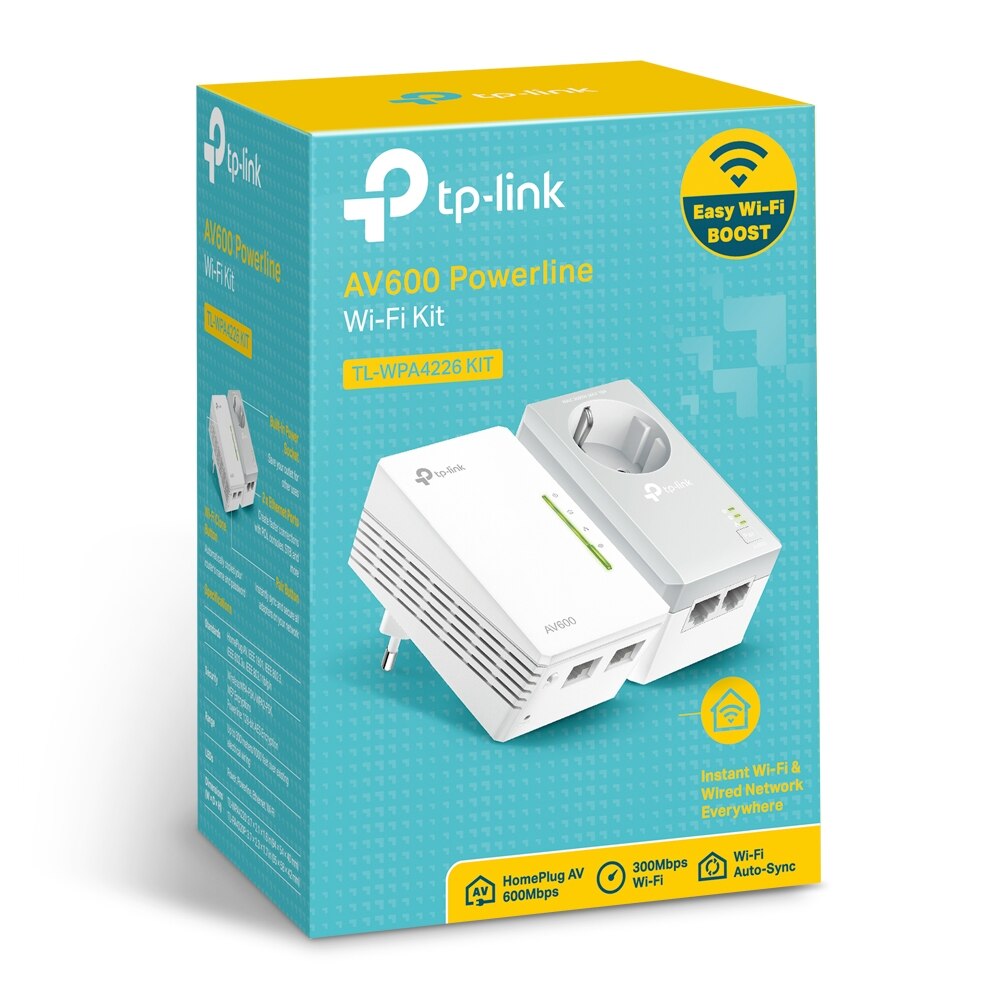 Powerline TP-Link AV600 - Wi-Fi Extender 300mbps Branco-3