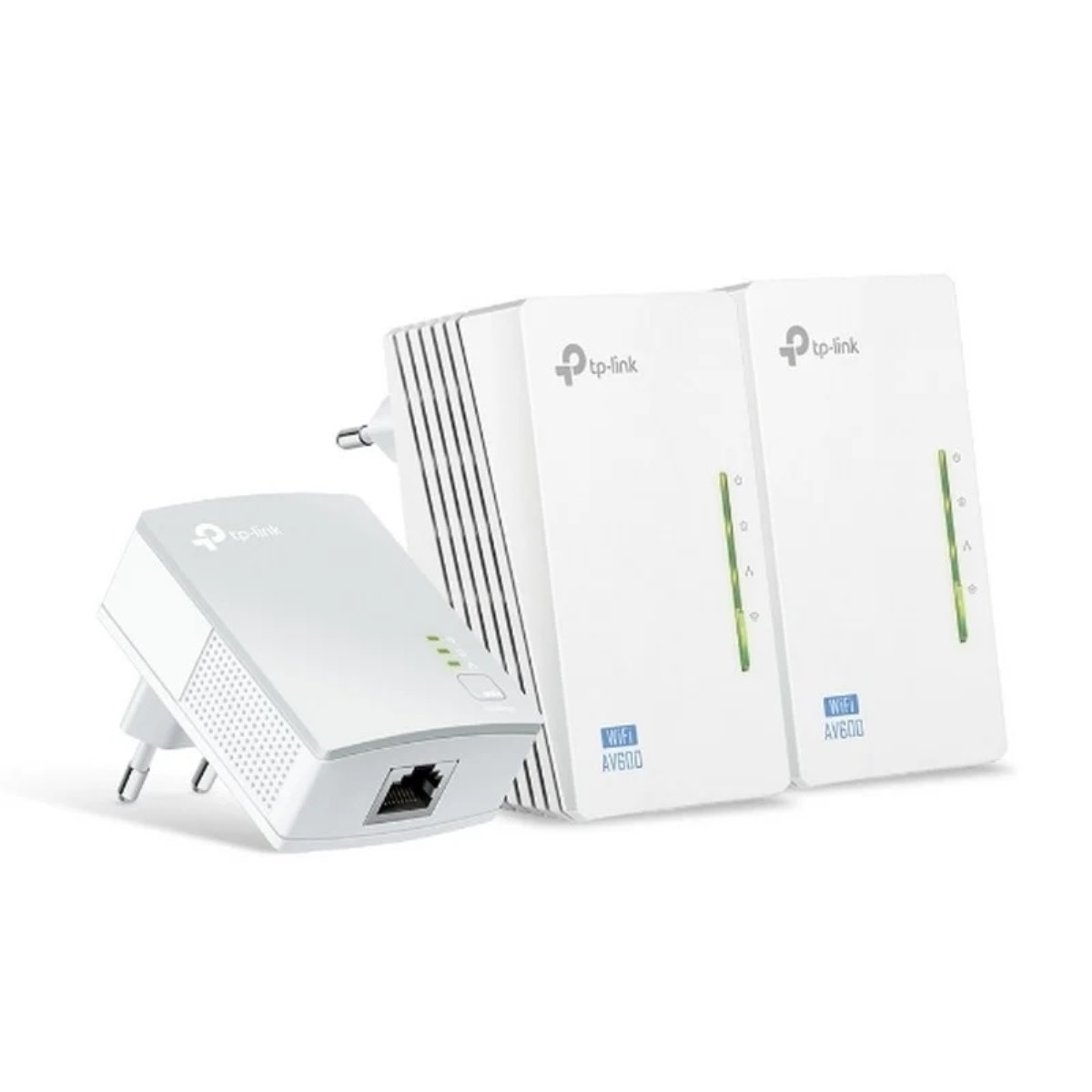 Kit Powerline TP-Link WPA4220T Wi-Fi 500Mbit, 3 Uni - Branco Branco-2