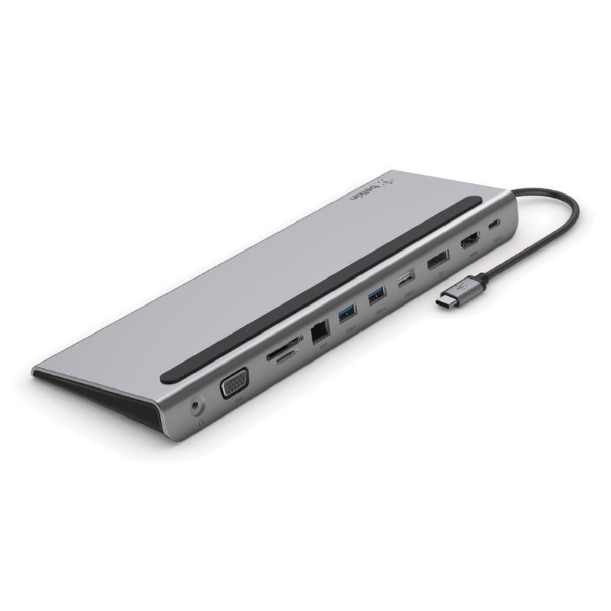 Base Dock Connect USB-C Multiporta 11 em 1 Cinzento-4