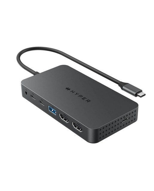 Imagem 0 de HUB USB-C HyperDrive Next Dual 4K HDMI 7 - Preto