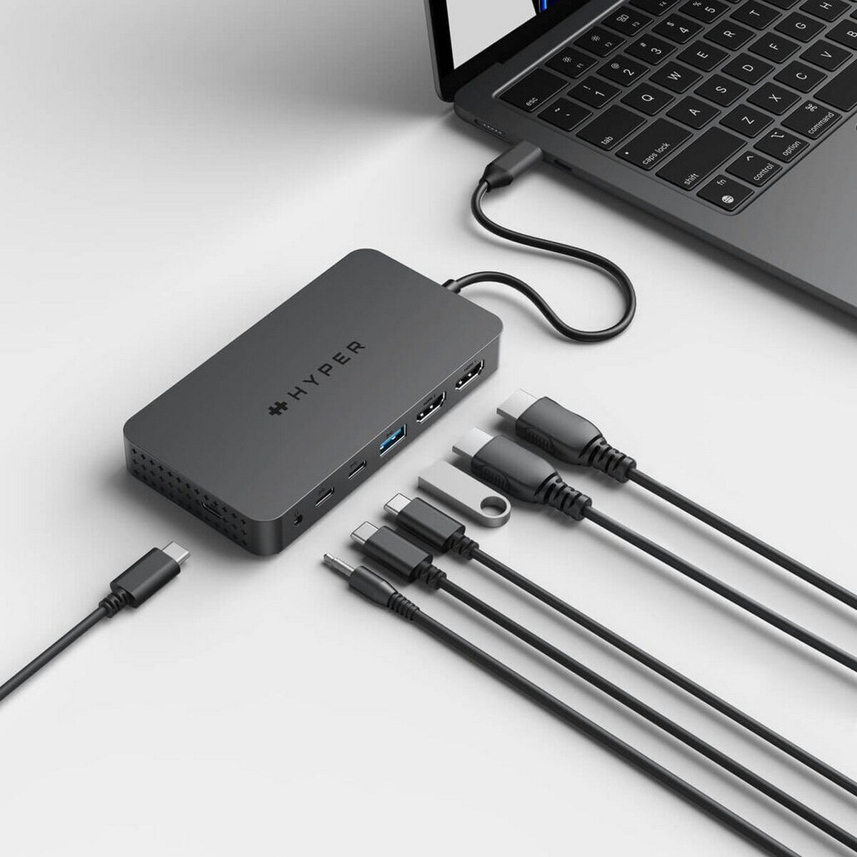 HUB USB-C HyperDrive Next Dual 4K HDMI 7 - Preto 6